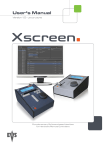 Xscreen 01.00 User`s Manual