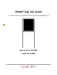 Director™ Sign User Manual