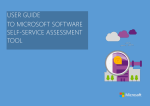 User Guide - Microsoft Software Assessment Self