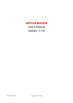 IMPOSA MAGER User`s Manual Version: 1.0.5