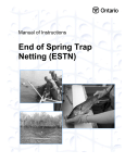 End of Spring Trap Netting (ESTN)