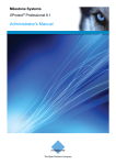Milestone XProtect® Professional 8.1 : Administrator`s Manual