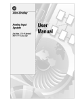 1771-6.5.2, Analog Input System User Manual
