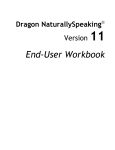 Dragon NaturallySpeaking 11 End User Workbook