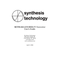 MOTM-650 User`s Manual