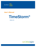 TimeStorm User`s Manual - LinuxLink
