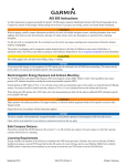 AIS 600 Instructions