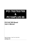 PCI-762/63/69 Manual