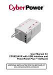 User Manual for CPS825AVR with USB Interface and
