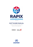 RAPIX Addressing Manual - Diginet Control Systems
