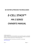E-Cell Mk-2E User Manual - Industry Surplus Australia