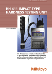 HH-411 IMPACT TYPE HARDNESS TESTING UNIT