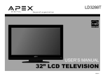 32” LCD TELEVISION