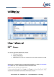 User Manual WEBplay