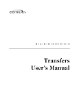Transfer User`s Manual