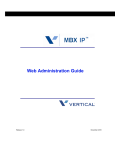 MBX IP Web Administration Guide 1.0