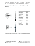 Installation instructions for Setting up the Loranz Freeview HD