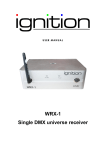 WRX-1 Single DMX universe receiver
