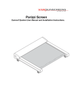User Manual Parizzi Screen