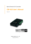 CIE-H10 User`s Manual