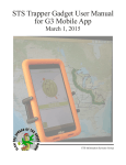 STS Trapper Gadget User Manual for G3 Mobile