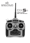 5-Channel Full Range DSM2™ 2.4GHz Radio System