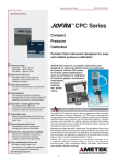 JOFRA CPC Series - - - Pressure calibrator