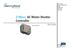 Z-Wave AC Motor Controller.indd