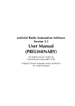 mAirList 3.1 User Manual, English