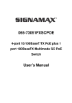 065-73051FXSCPOE User`s Manual