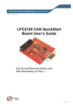 LPC2129 CAN QuickStart Board User`s Guide
