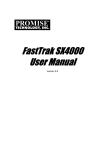 FastTrak SX4000 User Manual v3a