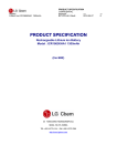 PRODUCT SPECIFICATION
