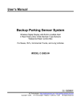 Backup Parking Sensor System