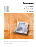 KX-TDA50 Hybrid IP-PBX Feature Guide
