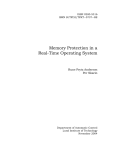 Memory Protection in a Real-Time Operating