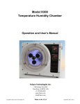 Model H300 Temperature Humidity Chamber