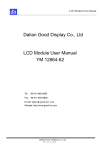 Dalian Good Display Co., Ltd LCD Module User Manual YM 12864-62