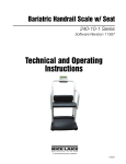 Technical and Operating Instructions