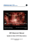 HIFI Observers` Manual