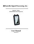 dspFlash Programmer User Manual - Danville Signal Processing, Inc.