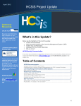 HCSIS Update