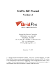 GridPro GUI Manual