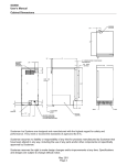 Cabinet Dimensions SCN60 User`s Manual