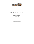X80 Feeder Controller User`s Manual