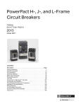 PowerPact H-, J-, and L-Frame Circuit Breakers