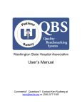 User`s Manual - Washington State Hospital Association
