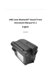 L402 Laser Bluetooth® Hazard Trees Instrument Manual