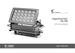 Stage Flood QCL 24x10W LED floodlight user manual