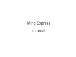 Mind Express manual